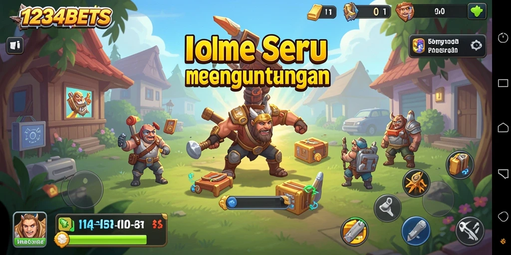 Screenshot gameplay 1234BETS menampilkan keseruan dan strategi permainan Idle.