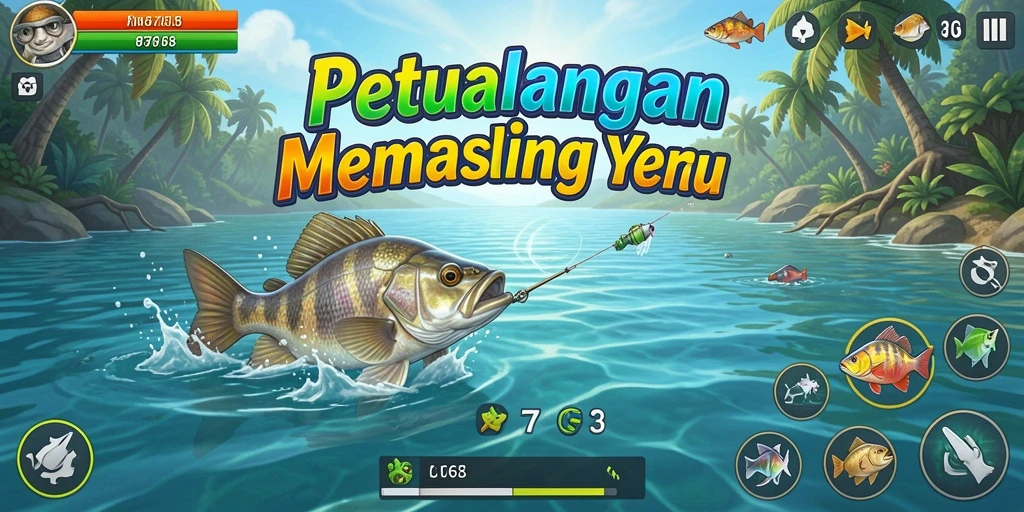 Tangkapan ikan yang mengasyikkan dalam gameplay 8768.