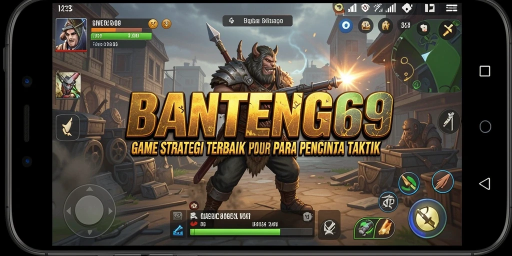 Tampilan gameplay menarik di BANTENG69 dengan strategi kompleks.