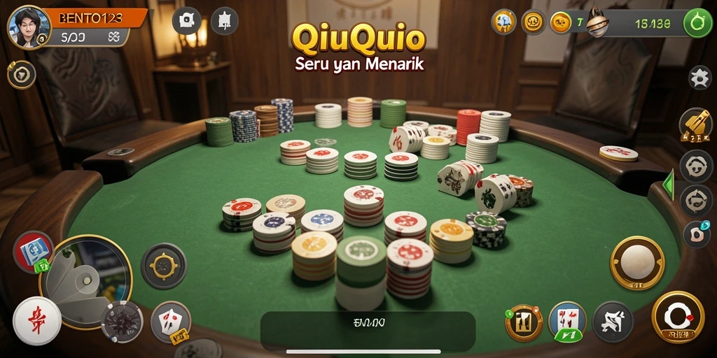 Gameplay menarik dari BENTO123 dengan kartu QiuQiu.