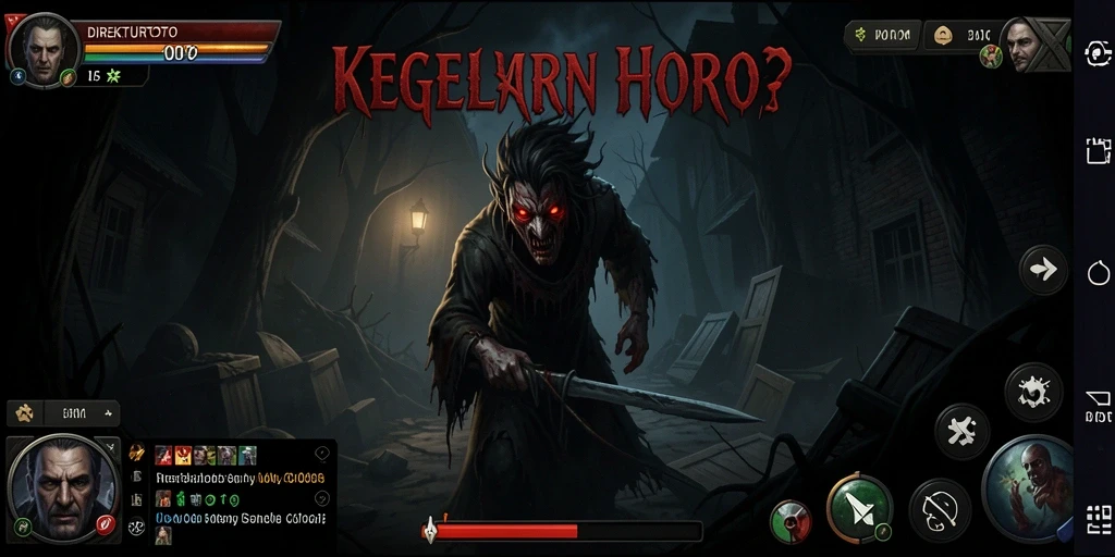 Tangkapan layar dari gameplay menakutkan dari DIREKTURTOTO.