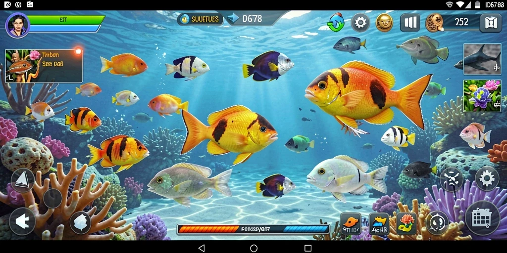 Tampilan aksi seru dari game Tembak Ikan ID6788.