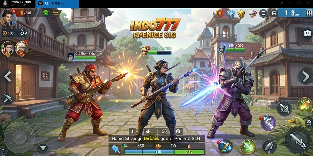 Tampilan gameplay SLG yang mendetail dan menawan.