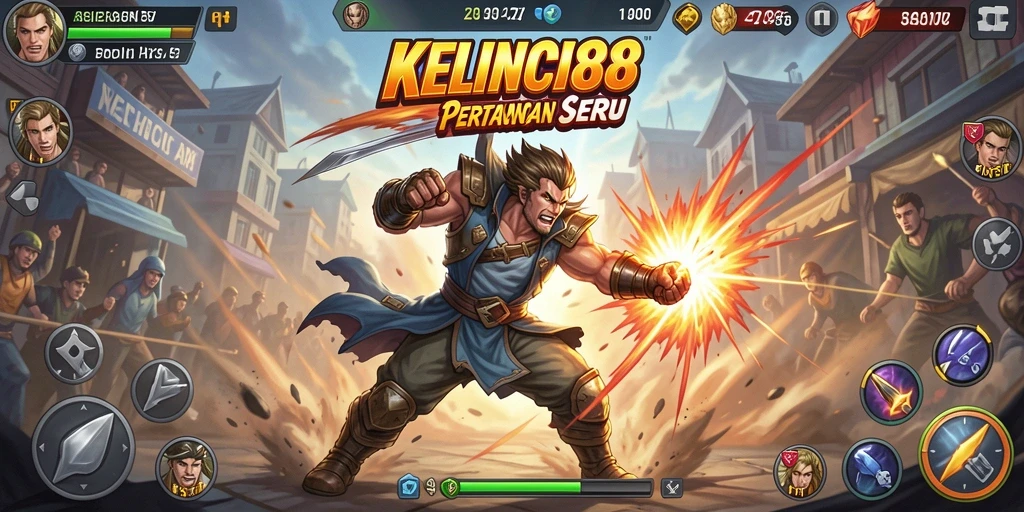 Tampilan gameplay KELINCI88 dalam aksi pertarungan yang mendebarkan.