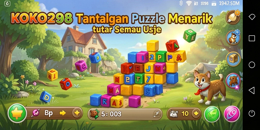 Screenshot KOKO288 menampilkan gameplay Puzzle yang menantang dan menarik.