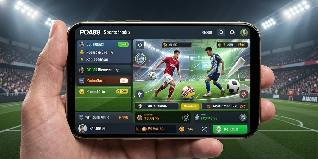 Tampilan menarik dan antarmuka intuitif dari POA88 untuk taruhan olahraga.