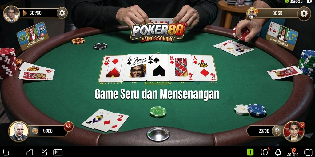 Screenshot gameplay Domino yang seru dan menarik.