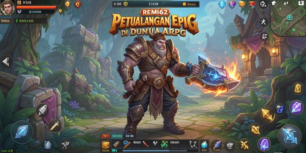 Tampilan gameplay epik dalam dunia ARPG yang menakjubkan.