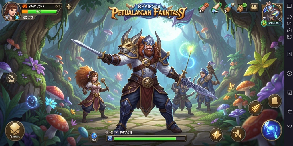 Screenshot RPVIP8 menampilkan aksi seru dalam gameplay petualangan.