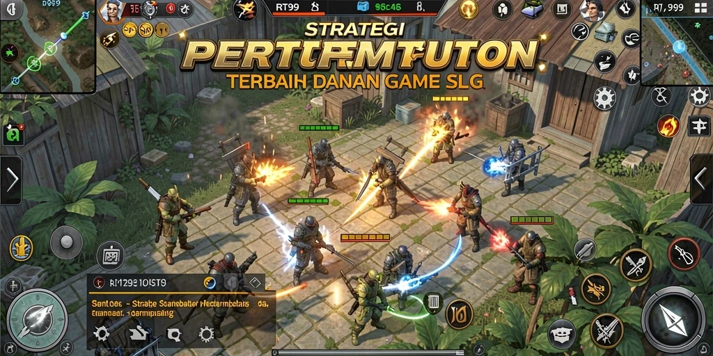 Tampilan gameplay SLG yang menegangkan dan strategis di RT99.