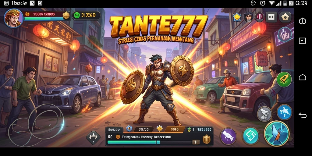 Tampilan gameplay TANTE777 yang mendebarkan dalam aksi strategi.