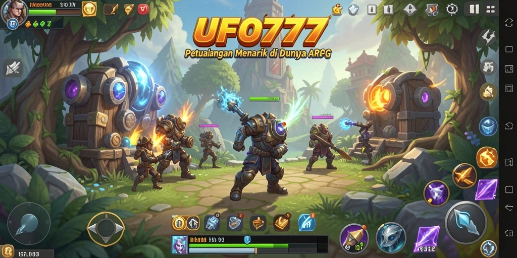 Tampilan menarik gameplay ARPG di UFO777.