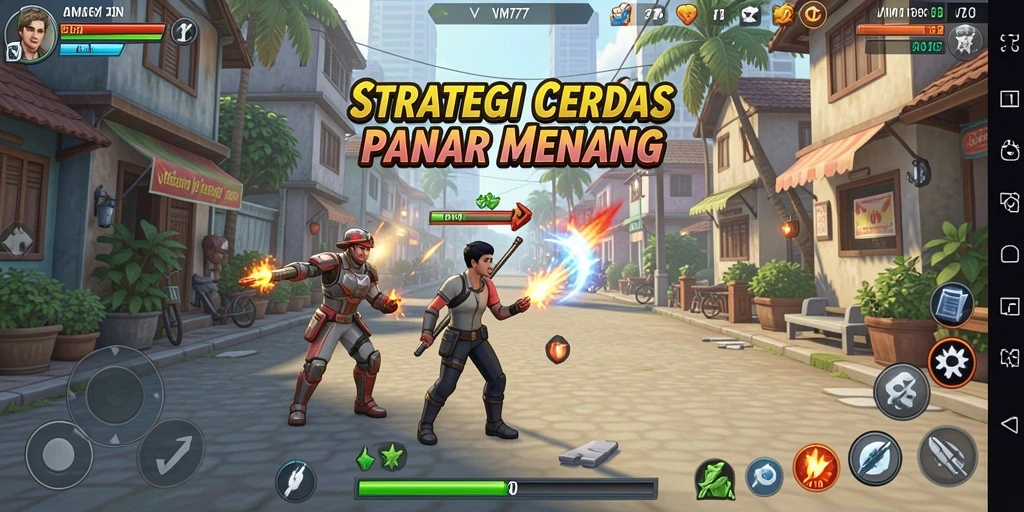 Tampilan gameplay menarik dari VM777 yang penuh strategi.