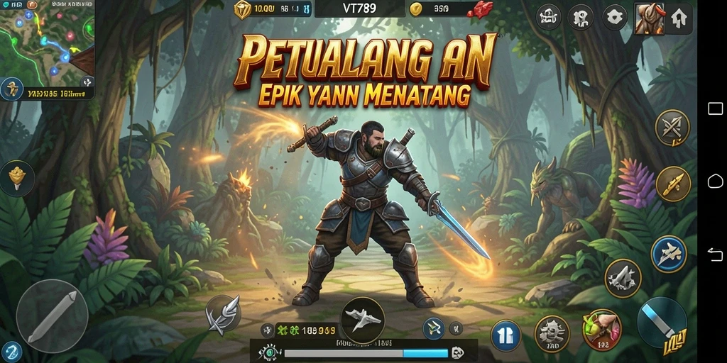 Tampilan permainan VT789 menunjukkan adegan petualangan yang mendebarkan dan grafik menawan.